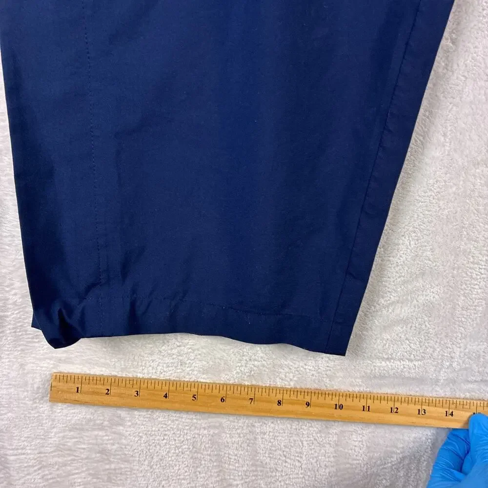 Zero Restriction Rain Pants Mens L Blue Gore-Tex Waterproof Preppy Outdoors USA